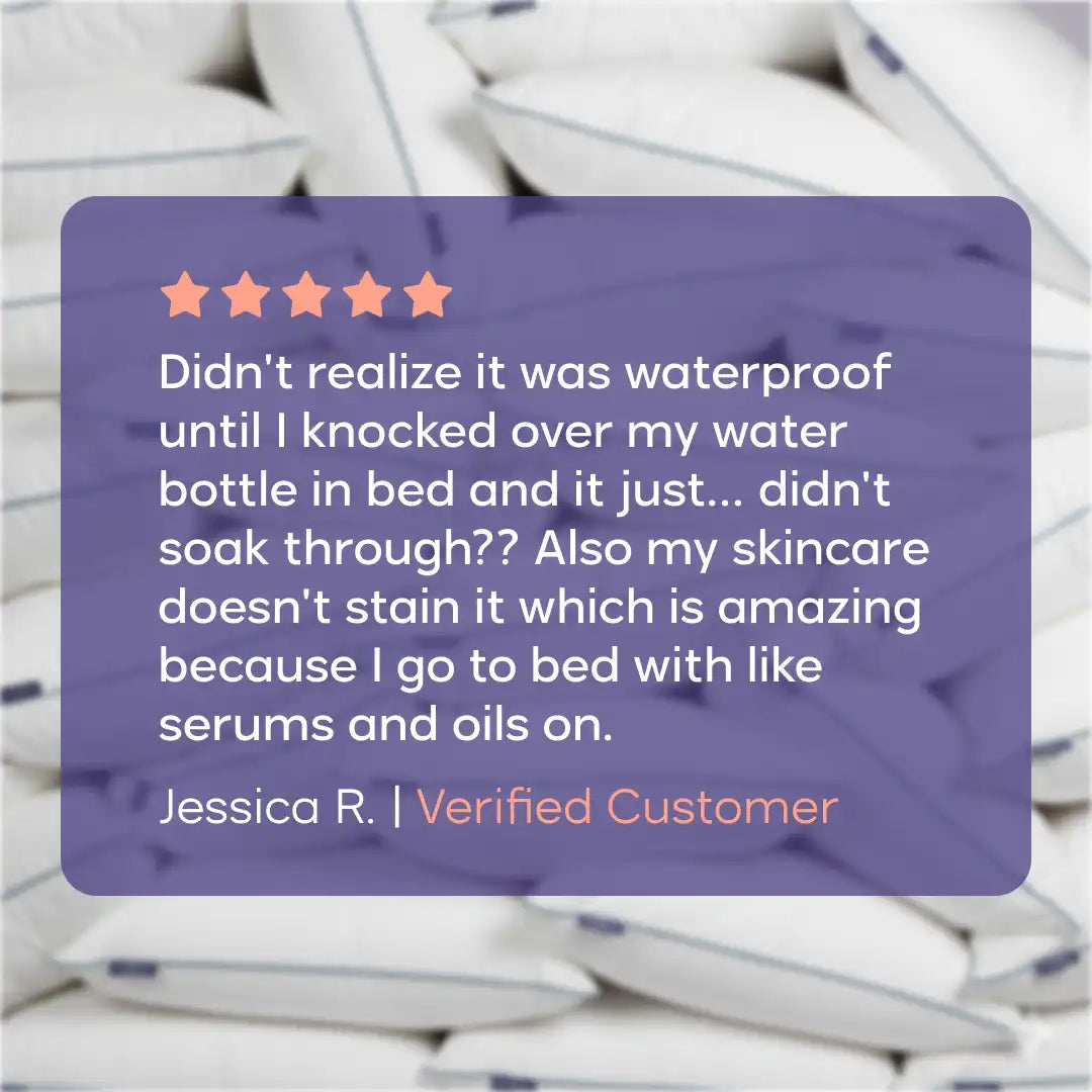 Waterproof & Stain-Resistant Hotel Pillow (2-Pack)